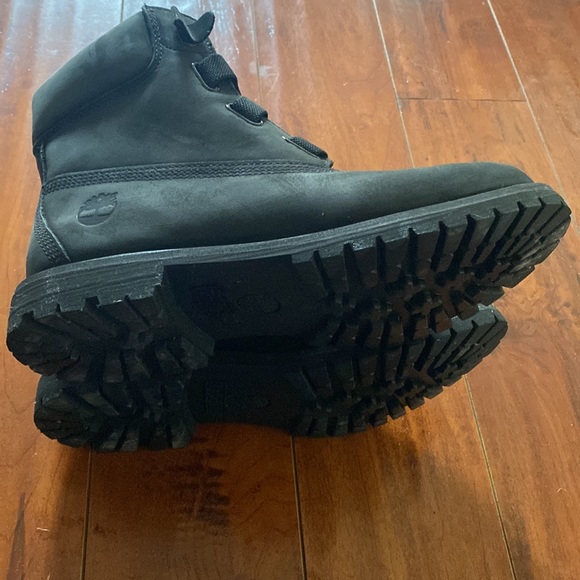 ** Timberland Premium Waterproof Convenience Boots Black Nubuck Women’s 9 - Picture 2 of 8